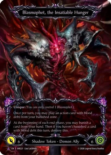 [FAB22 1st][IAR-221](MV) Blasmophet, the Insatiable Hunger (Cold Foil)