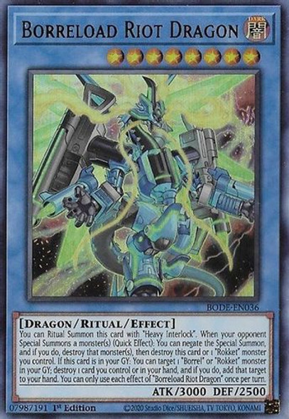 BODE-EN036 Borreload Riot Dragon (Ultra Rare) <1st>