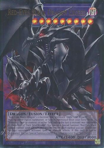 [BETB-EN036] Red-Eyes Black Dragon Exceed {Extended Art} (Ultra Rare) <1st>