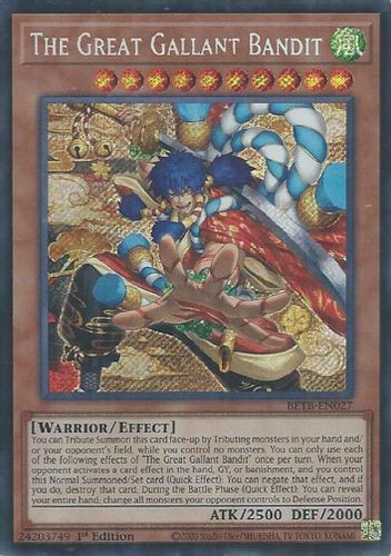 [BETB-EN027] The Great Gallant Bandit (Secret Rare) <1st>