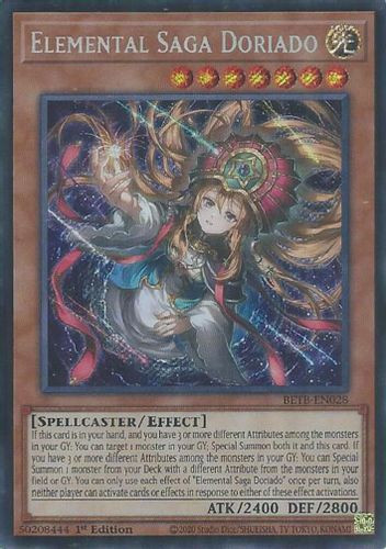 [BETB-EN028] Elemental Saga Doriado (Secret Rare) <1st>
