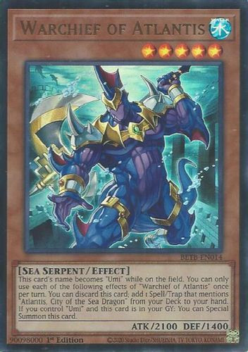 [BETB-EN014] Warchief of Atlantis (Ultra Rare) <1st>