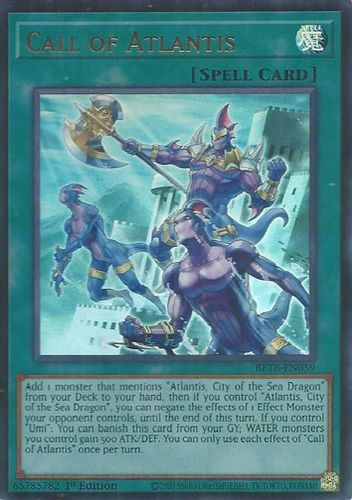 [BETB-EN059] Call of Atlantis (Ultra Rare) <1st>