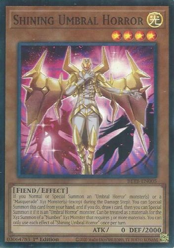 [BETB-EN005] Shining Umbral Horror (Super Rare) <1st>
