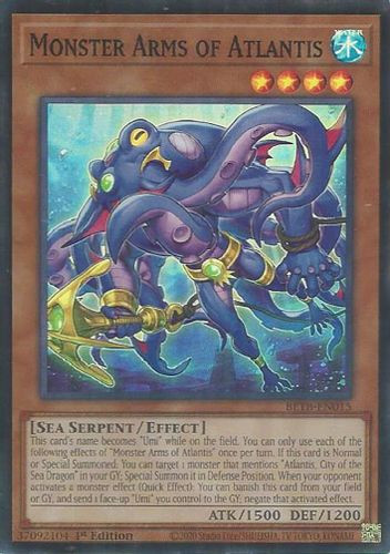 [BETB-EN015] Monster Arms of Atlantis (Super Rare) <1st>
