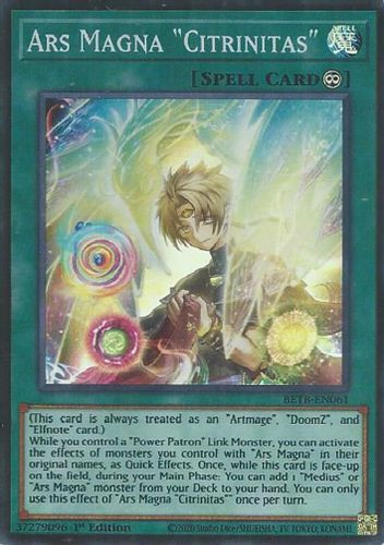 [BETB-EN061] Ars Magna "Citrinitas" (Super Rare) <1st>