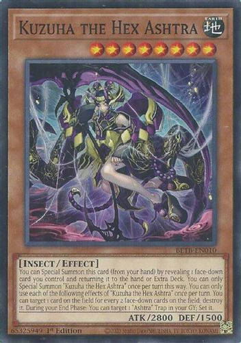 [BETB-EN010] Kuzuha the Hex Ashtra (Common) <1st>