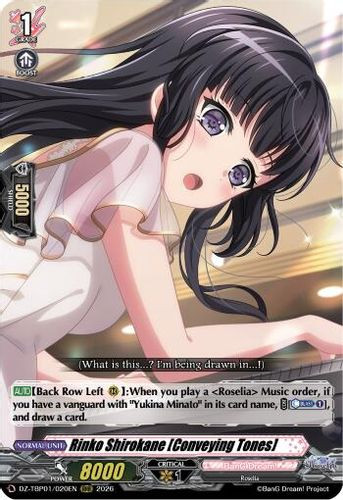[DZ-TBP01/020EN](RRR) Rinko Shirokane [Conveying Tones]