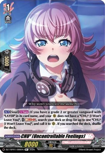 [DZ-TBP01/086EN](R+) CHU2 [Uncontrollable Feelings]
