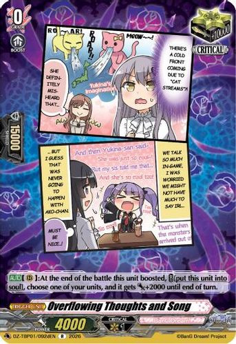 [DZ-TBP01/092dEN](R) Overflowing Thoughts and Song
