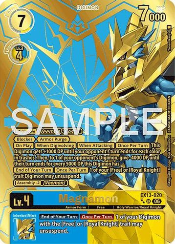 [EX13-020](SR) Magnamon (2 Star Alternate Art) (Foil)