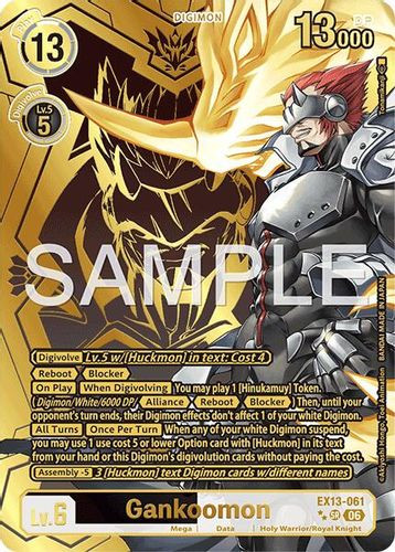 [EX13-061](SR) Gankoomon (2 Star Alternate Art) (Foil)