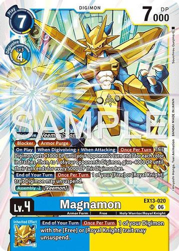 [EX13-020](SR) Magnamon (Foil)