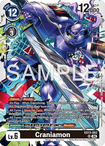 [EX13-062](SR) Craniamon (Foil)