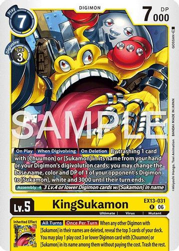 [EX13-031](R) KingSukamon (Foil)