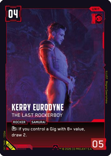 [MS01-WNC[A]-B012](U) Kerry Eurodyne - The Last Rockerboy {Beta Ver.}