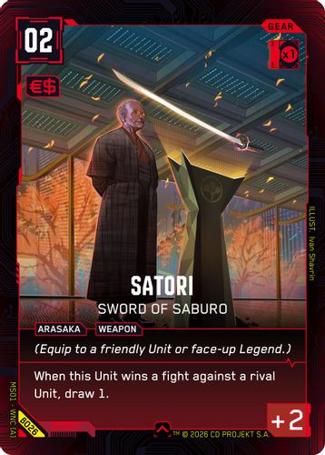 [MS01-WNC[A]-B026](U) Satori - Sword of Saburo {Beta Ver.}