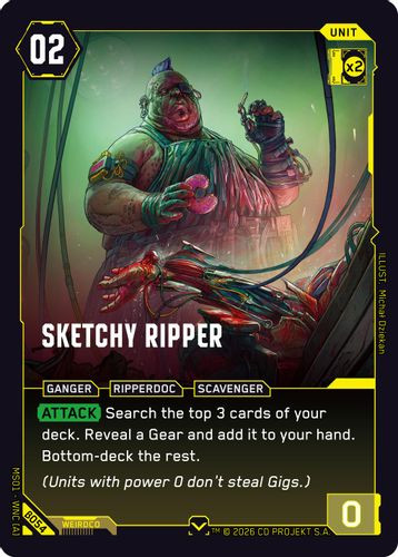 [MS01-WNC[A]-B054](C) Sketchy Ripper {Beta Ver.}
