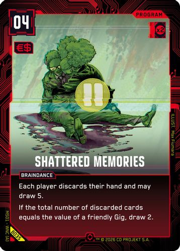 [MS01-WNC[A]-B035](R) Shattered Memories {Beta Ver.} {Foil}