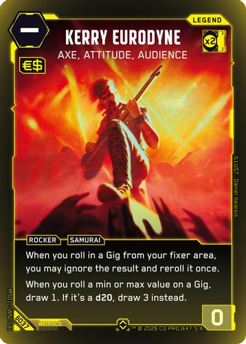 [MS01-WNC[A]-B037](R) Kerry Eurodyne - Axe, Attitude, Audience {Beta Ver.} {Foil}