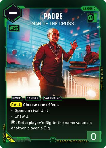 [MS01-WNC[A]-B074](R) Padre - Man of the Cross {Beta Ver.} {Foil}