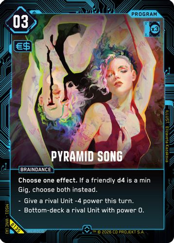 [MS01-WNC[A]-B135](R) Pyramid Song {Beta Ver.} {Foil}