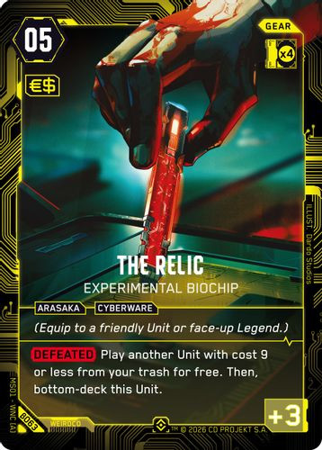 [MS01-WNC[A]-B063](E) The Relic - Experimental Biochip {Beta Ver.} {Foil}