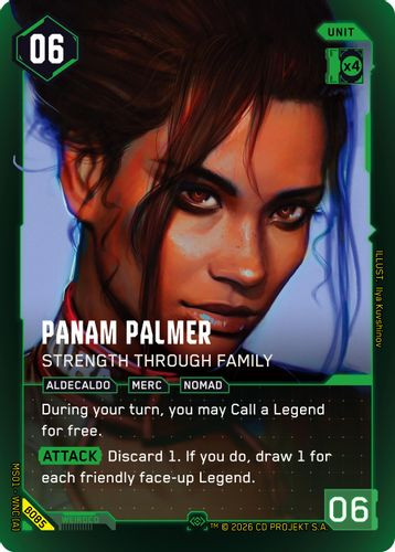 [MS01-WNC[A]-B085](S) Panam Palmer - Strength Through Family {Beta Ver.} {Foil}