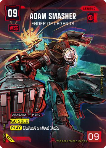 [MS01-WNC[A]-B141](IL) Adam Smasher - Ender of Legends {Iconic} {Beta Ver.} {Foil}