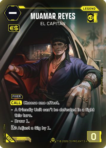 [MS01-WNC[A]-B147](IL) Muamar Reyes - El Capitan {Iconic} {Beta Ver.} {Foil}