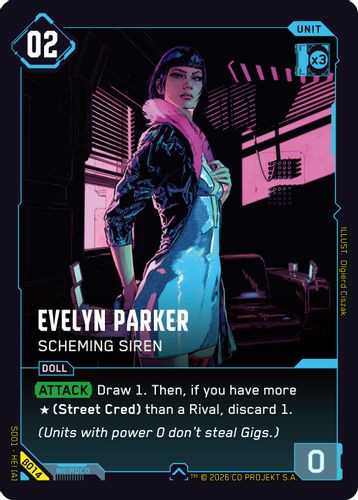 [SD01-HEI[A]-B014](U) Evelyn Parker - Scheming Siren {Beta Ver.}