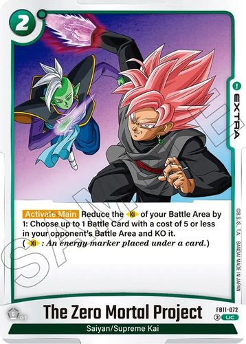 [FB11-072](UC) The Zero Mortal Project