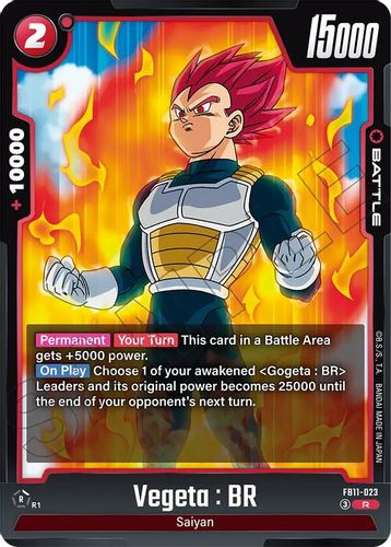 [FB11-023](R) Vegeta : BR {Foil}