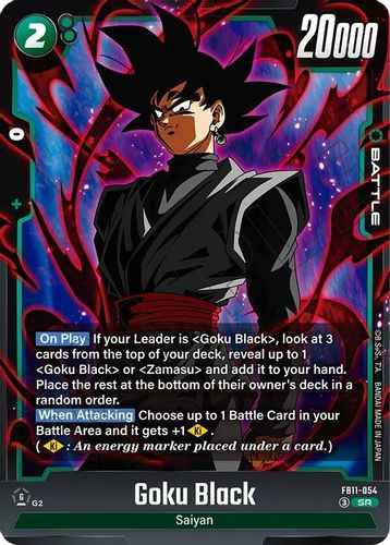 [FB11-054](SR) Goku Black {Foil}