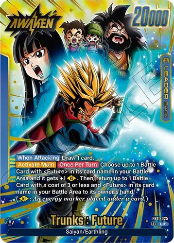 [FB11-025](L) Trunks : Future/Son Gohan : Future // Trunks : Future {1 Star Alt Art} {Foil}