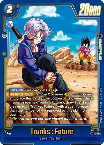 [FB11-035](R) Trunks : Future {1 Star Alt Art} {Foil}