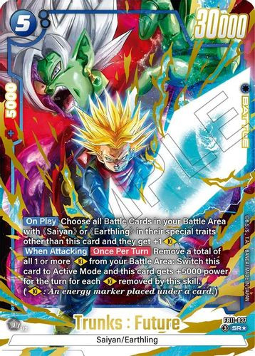 [FB11-037](SR) Trunks : Future {1 Star Alt Art} {Foil}