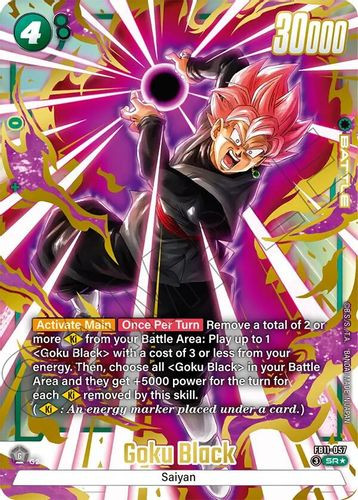 [FB11-057](SR) Goku Black {1 Star Alt Art} {Foil}