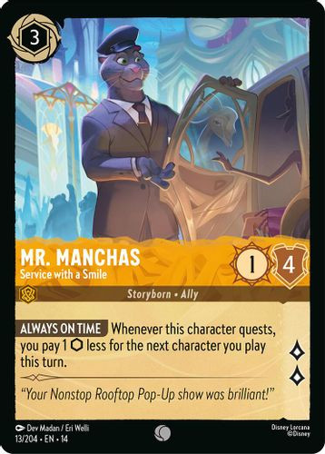 [LOR14-013/204](C) Mr. Manchas - Service with a Smile