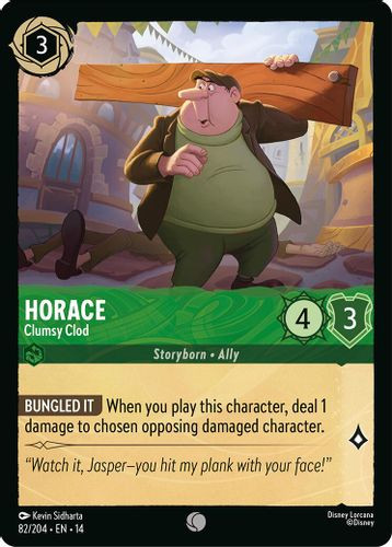 [LOR14-082/204](C) Horace - Clumsy Clod
