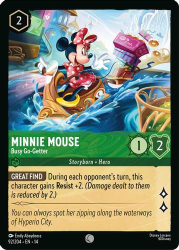 [LOR14-092/204](C) Minnie Mouse - Busy Go-Getter