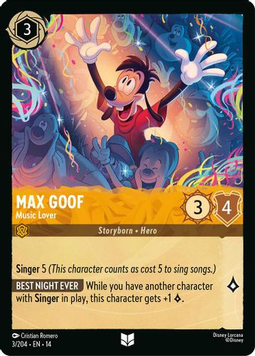 [LOR14-003/204](U) Max Goof - Music Lover (Foil)