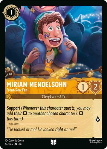 [LOR14-006/204](U) Miriam Mendelsohn - Front-Row Fan (Foil)