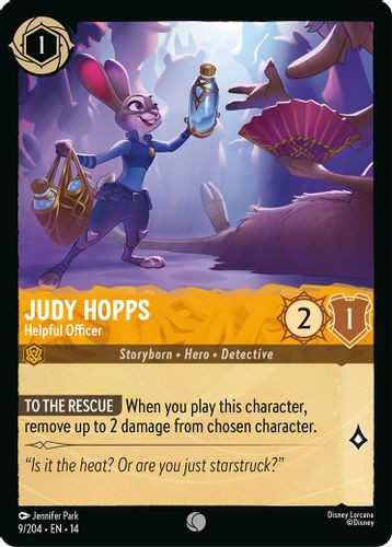 [LOR14-009/204](C) Judy Hopps - Helpful Officer (Foil)