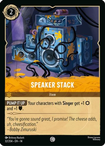 [LOR14-032/204](C) Speaker Stack (Foil)