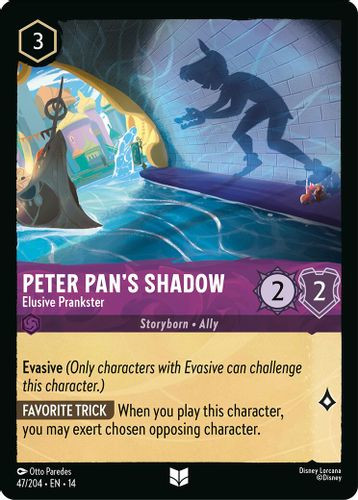 [LOR14-047/204](U) Peter Pan's Shadow - Elusive Prankster (Foil)