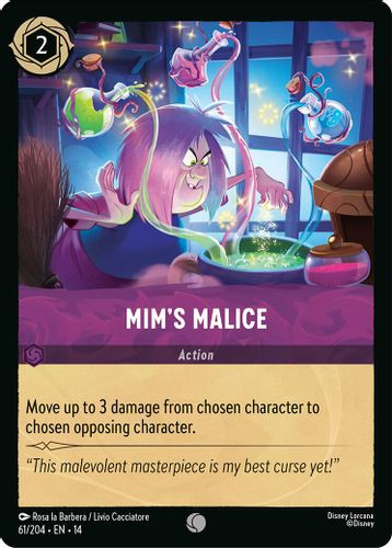 [LOR14-061/204](C) Mim's Malice (Foil)