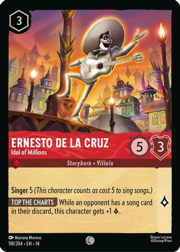 [LOR14-118/204](C) Ernesto de la Cruz - Idol of Millions (Foil)