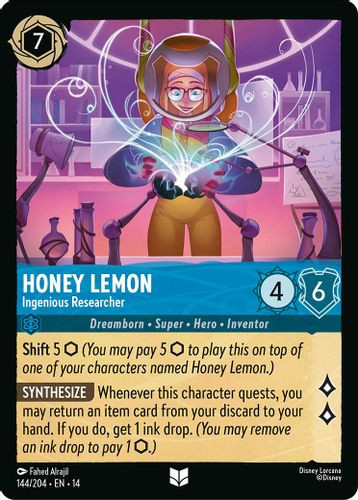 [LOR14-144/204](U) Honey Lemon - Ingenious Researcher (Foil)