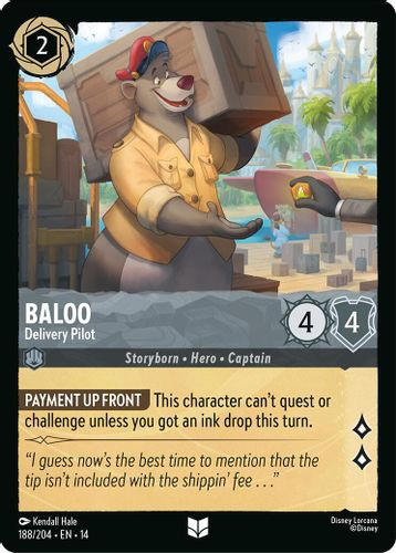 [LOR14-188/204](U) Baloo - Delivery Pilot (Foil)